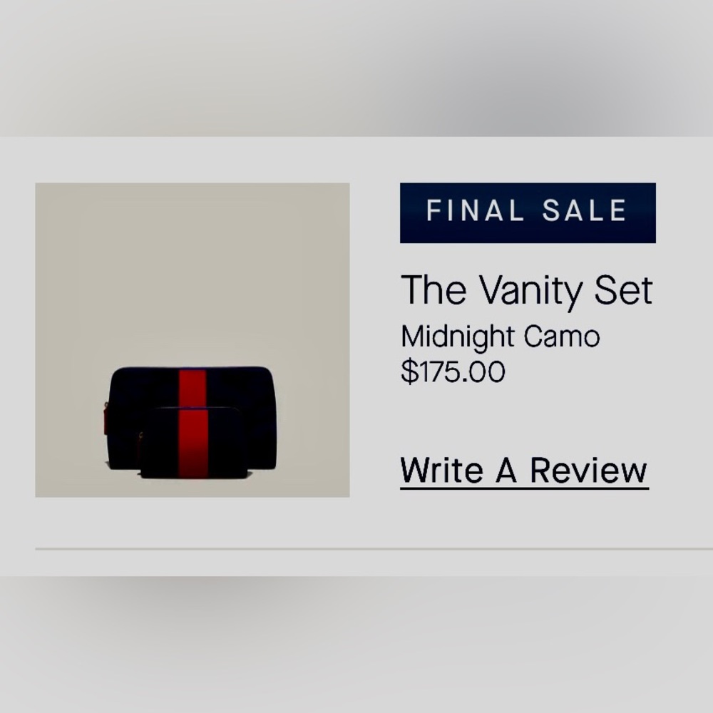 Rothy’s Vanity set Midnight Camo NWOT